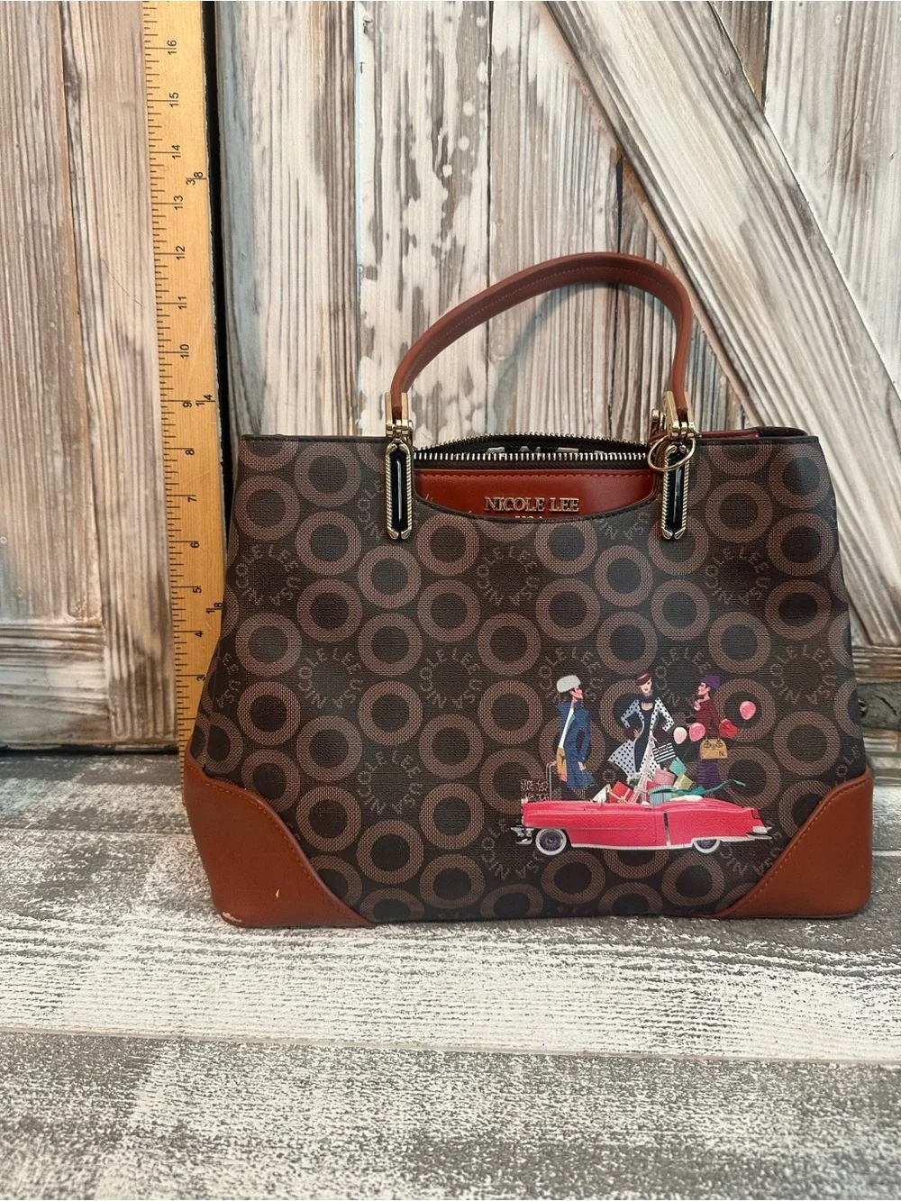 Nicole Lee purse packaged