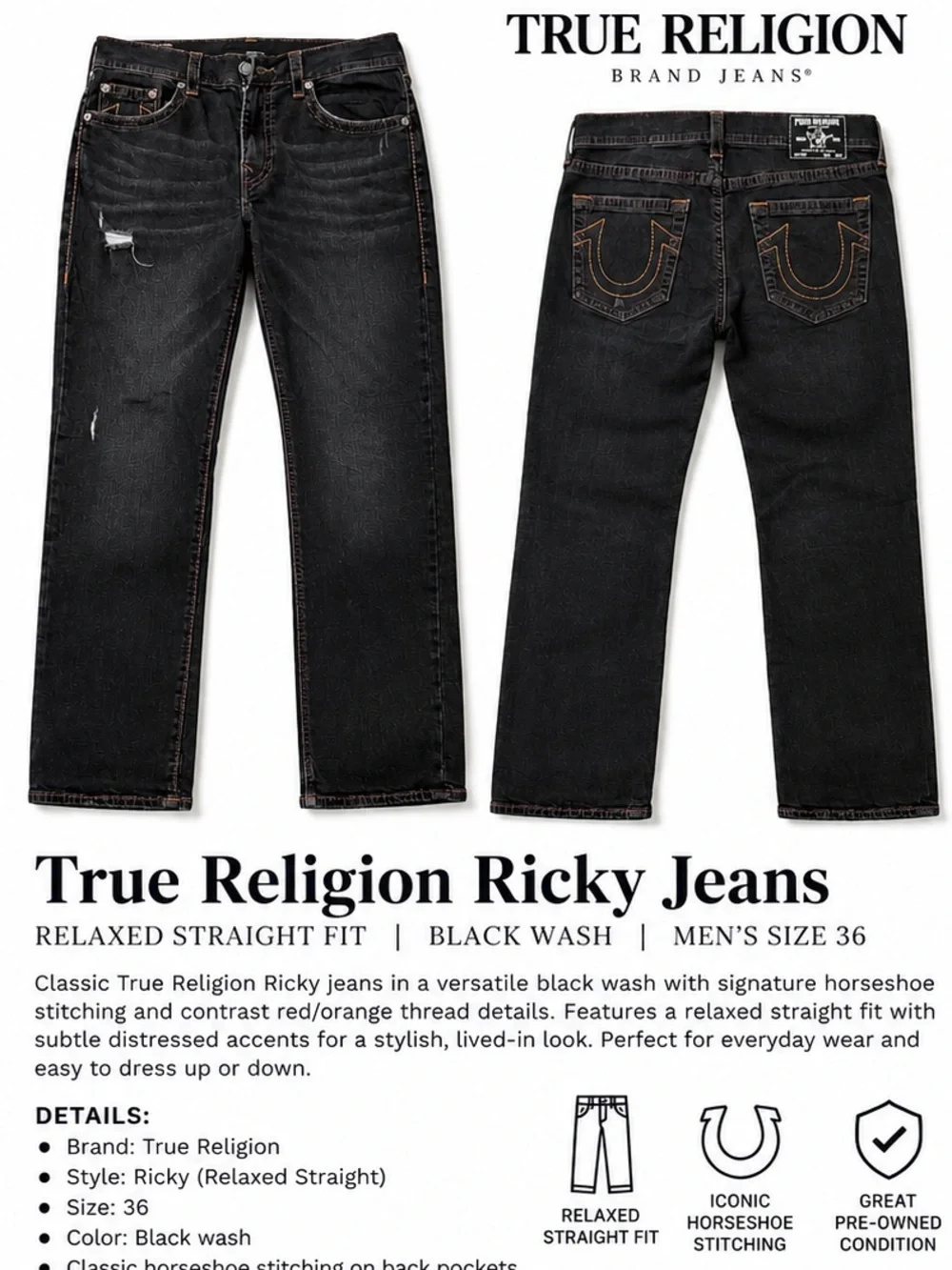 True Religion classic true