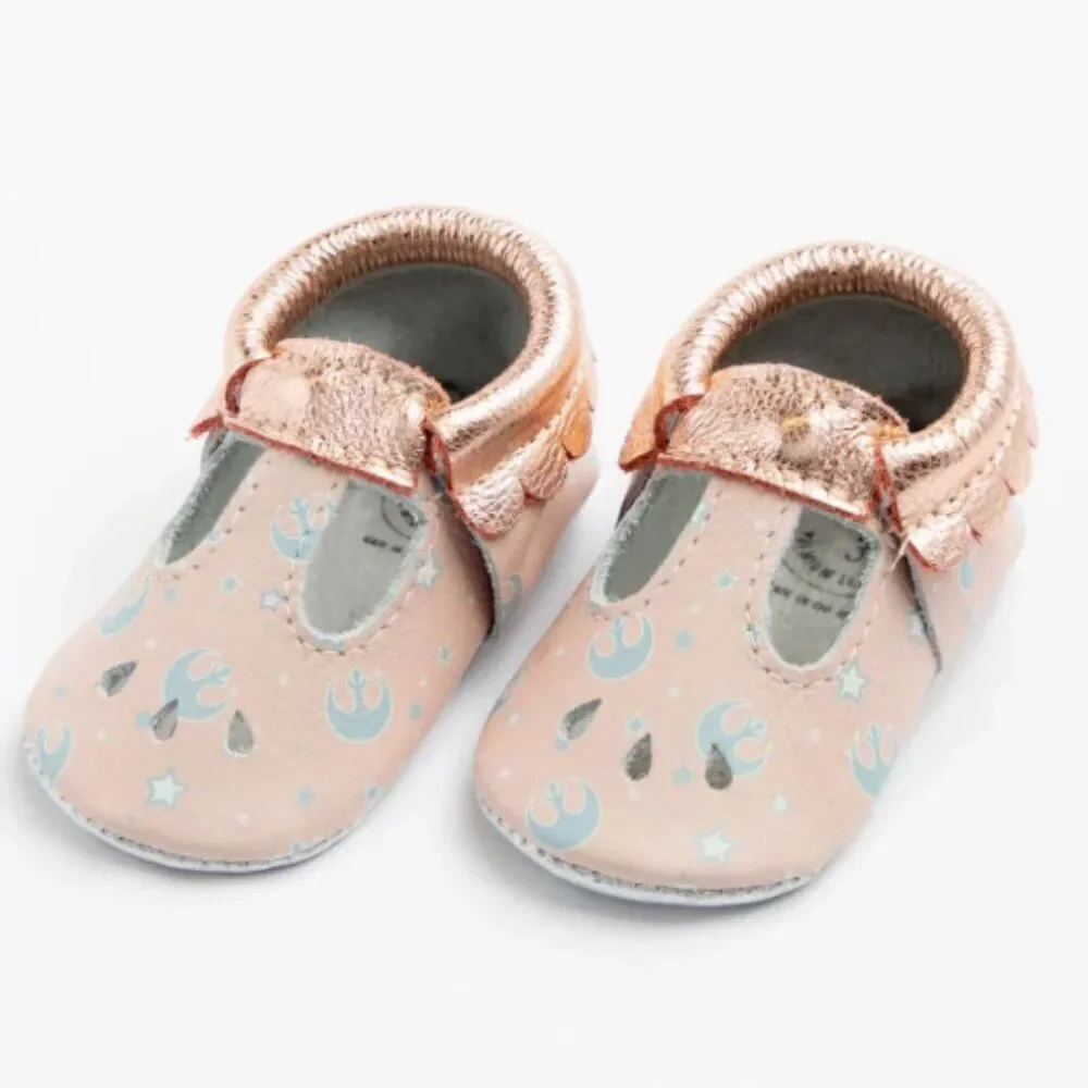 Freshly Picked Star Wars Pink Rose Gold Light Side Mary Jane Size 7
