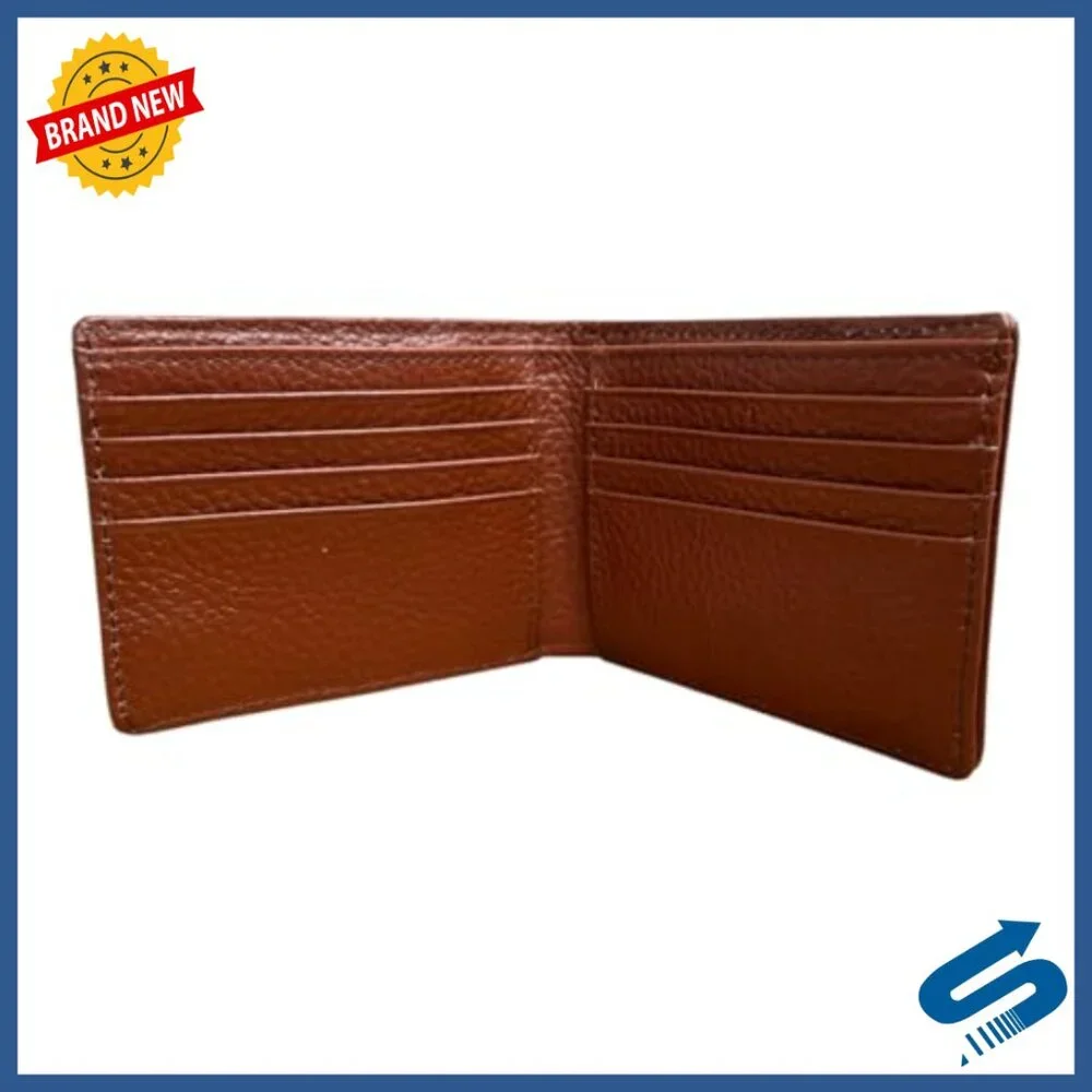 Genuine Alligator Bifold Wallet For Men, 6 Card Slots, Compact Design