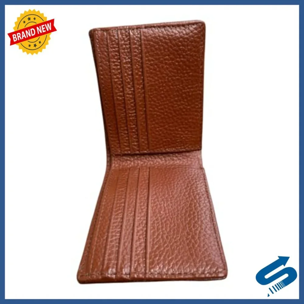 Genuine Alligator Bifold Wallet For Men, 6 Card Slots, Compact Design