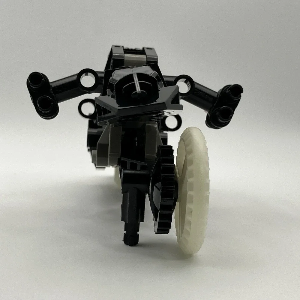 Vtg 2000 Lego Technic Robo Riders Onyx / 8512 Compete / W/ Canister & Manual Y2K