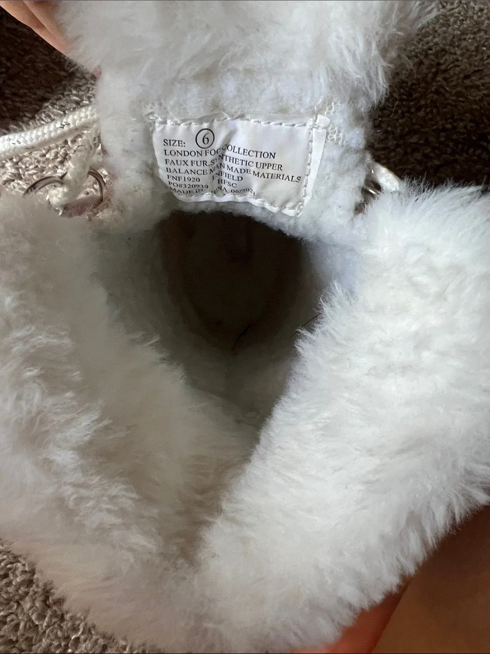 Toddler Size 6 Pink Faux-Fur Winter Boots