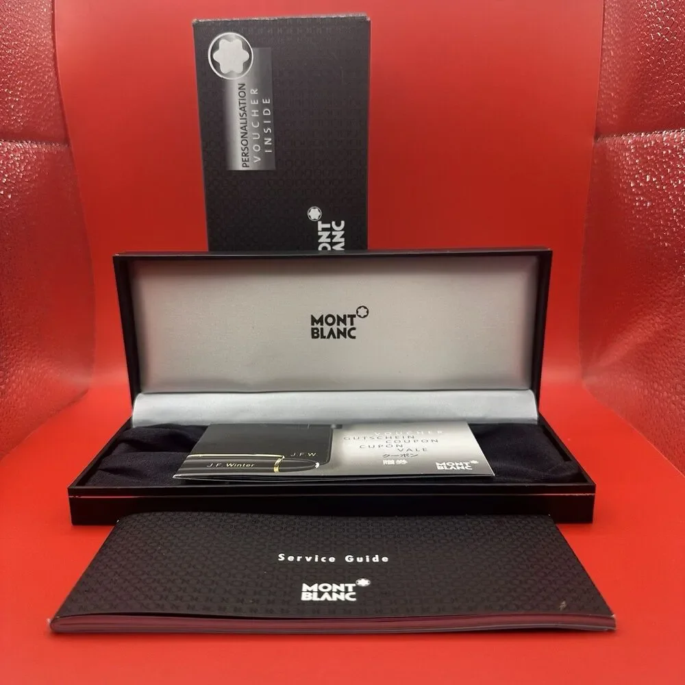 Authentic Montblanc Boheme Fountain Pen Box Set & Stamped Papers - NO PEN-16661