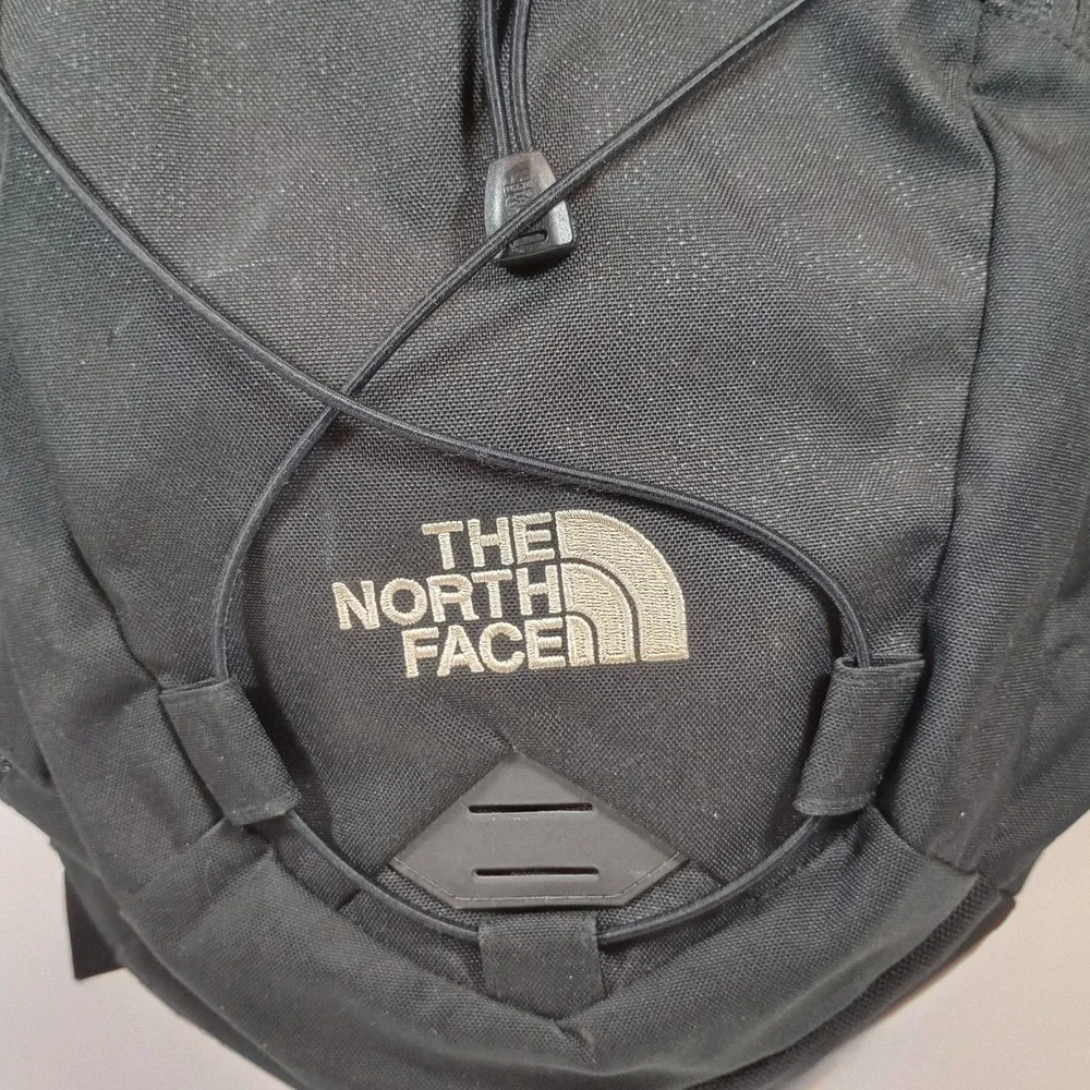 The North Face Groundwork Backpack Black FlexVent Laptop Bag Embroidered Corning