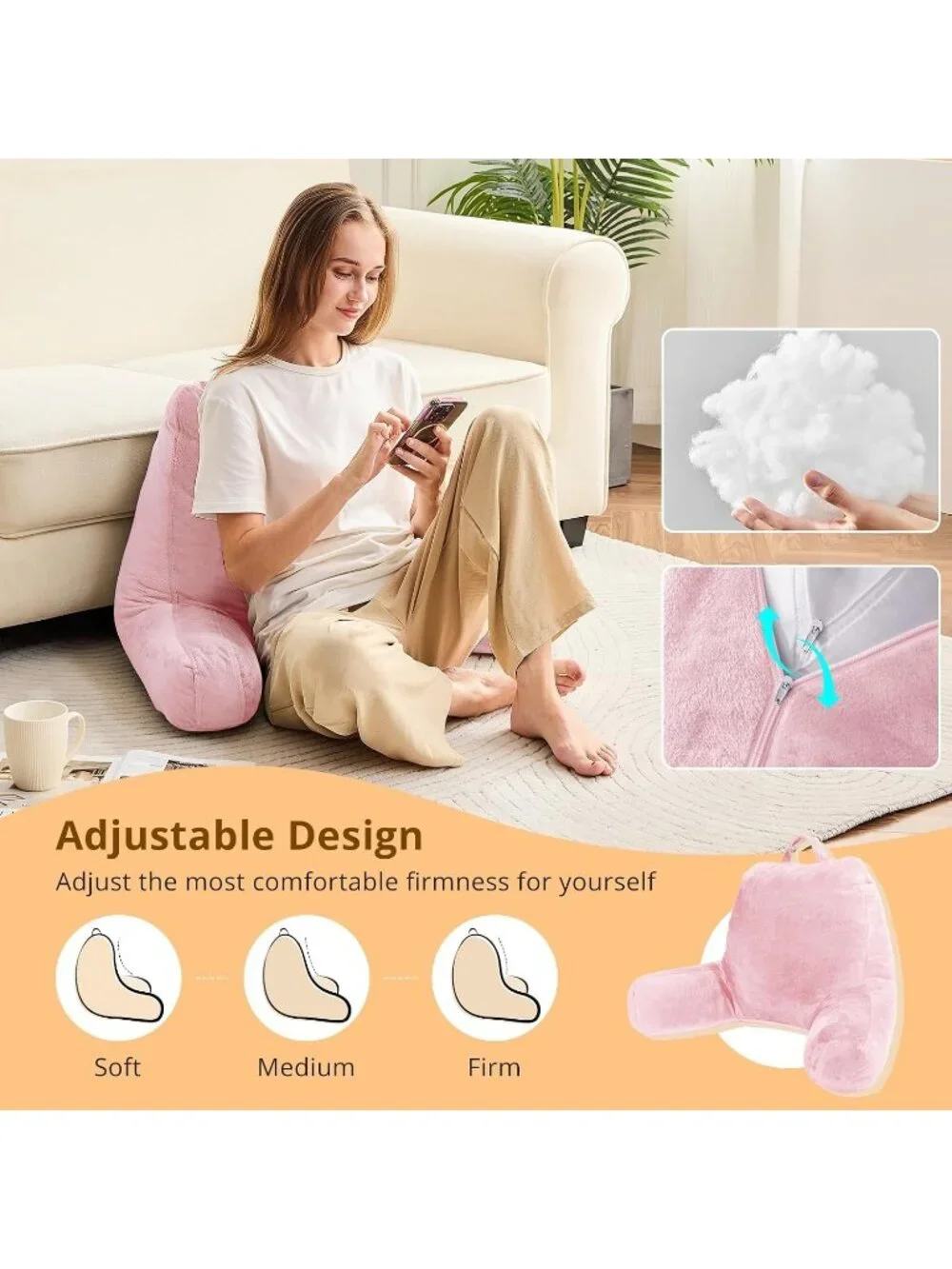 〽️Reading Pillow for Bed Back Sitting Up 18