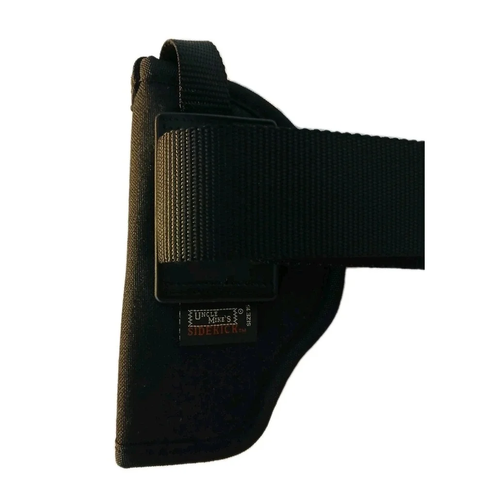 Uncle Mikes Sidekick Hip Holster 3.5'X4.5' Size 15/RH NR -Black Hawk Belt #1227