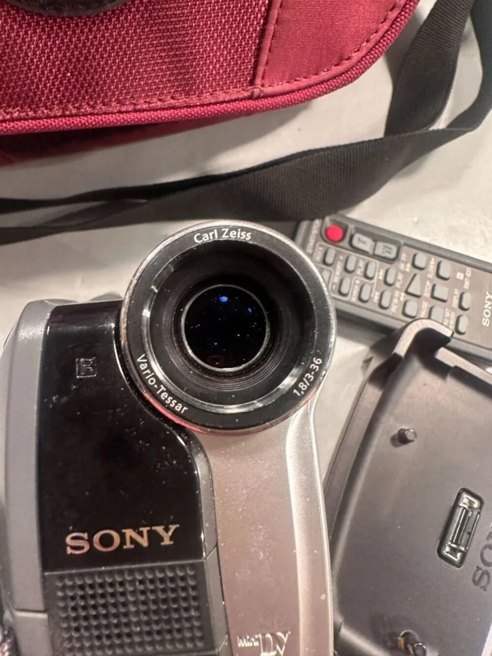 Sony Handycam DCR-HC46 12x Optical Zoom Digital Camcorder Handycam Station