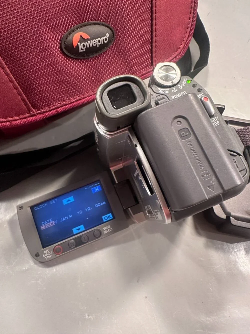 Sony Handycam DCR-HC46 12x Optical Zoom Digital Camcorder Handycam Station