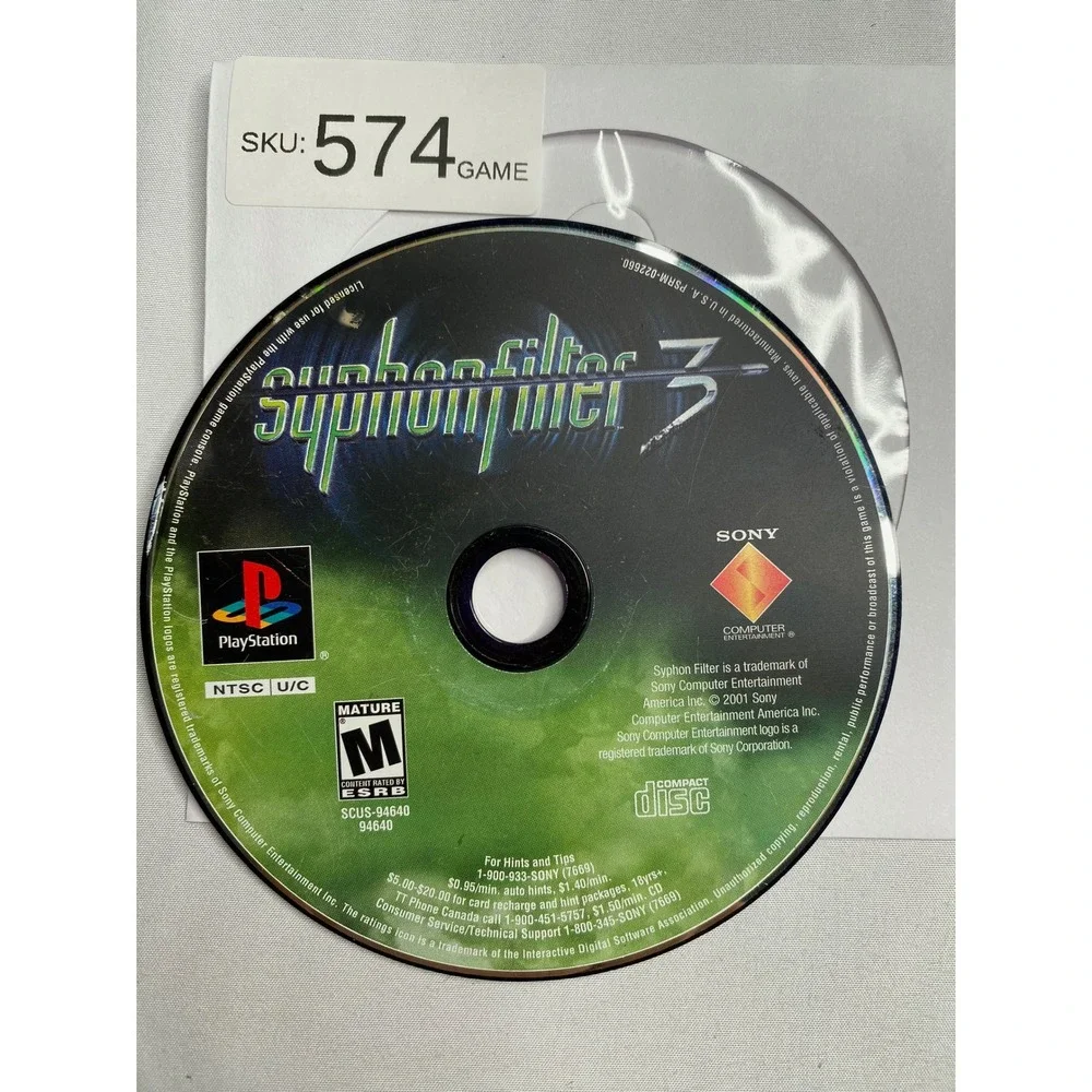 Syphon Filter 3 Sony PlayStation 1