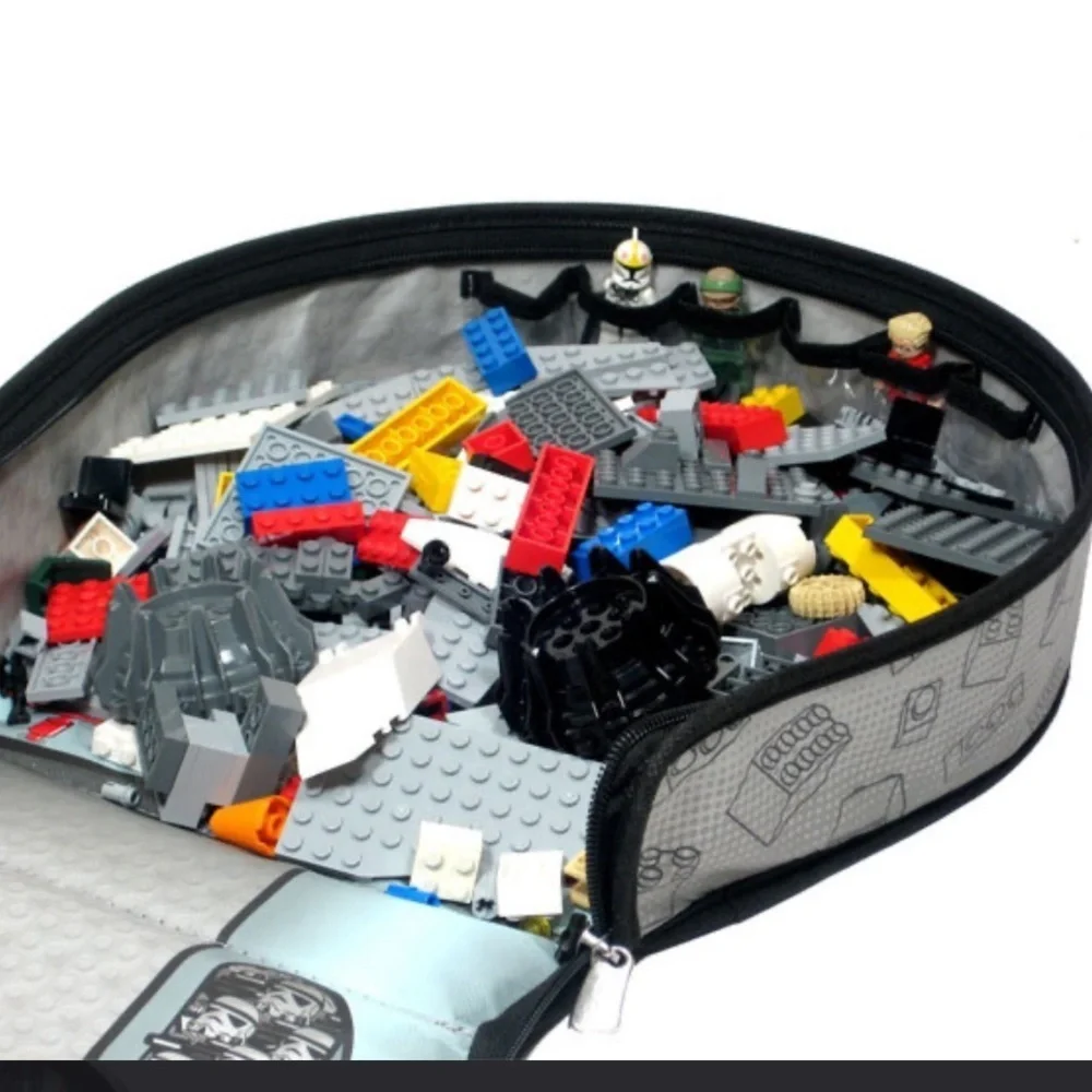 Lego Star Wars zipbin Death Star transforming toy box storage & play set NEW