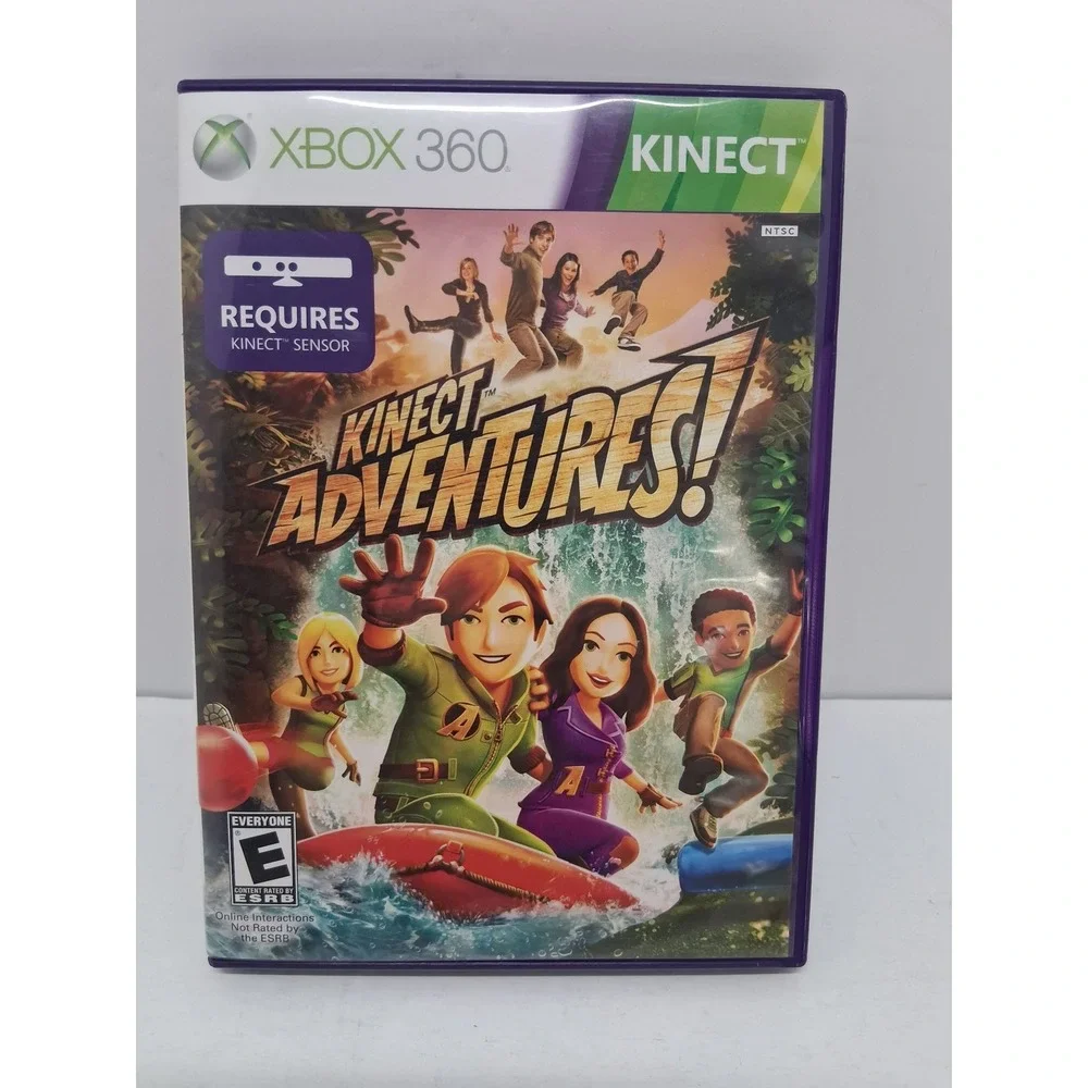 Kinect Adventures! Xbox 360 Game with Calibration Card NTSC Microsoft 2010
