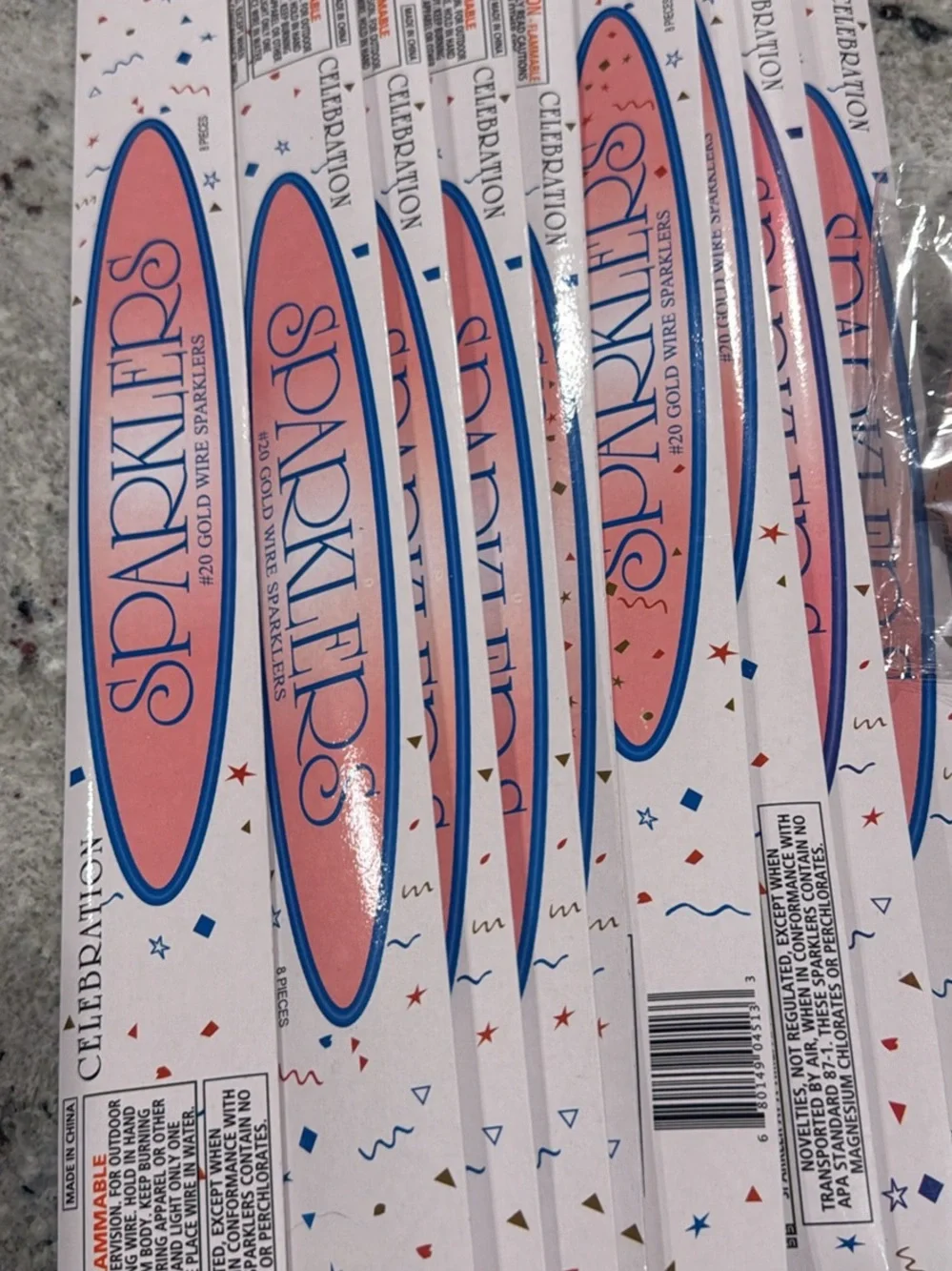 Pink Sparklers - Pack of Wire Sparklers