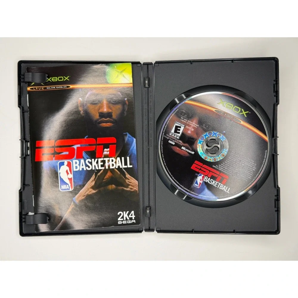 NBA Basketball 2K4 ESPN, Xbox complete with Manual Included