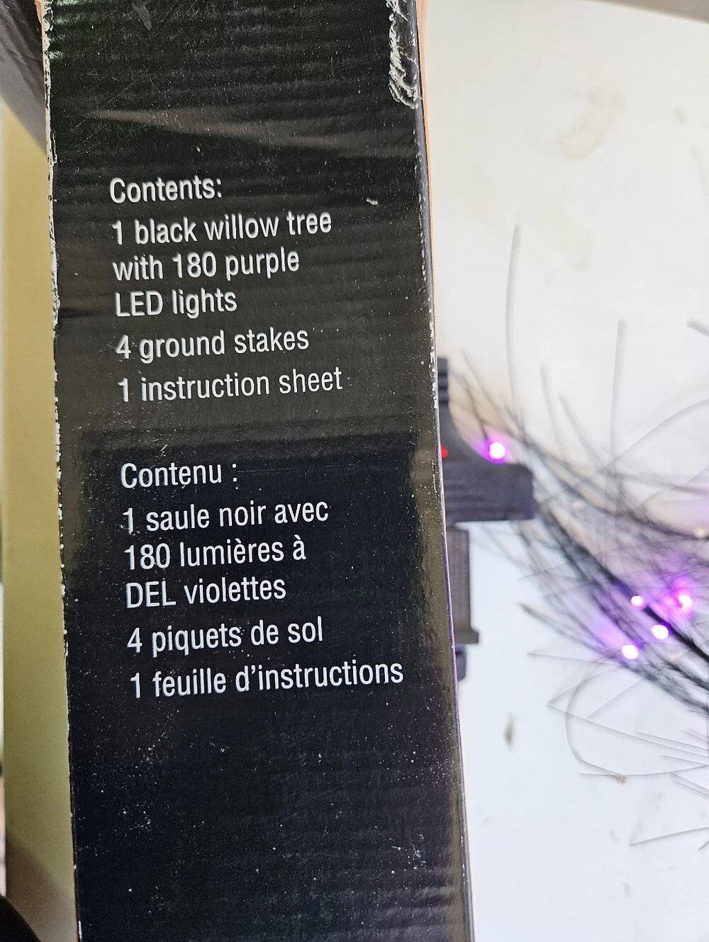 Halloween Light Up LED Willow Tree