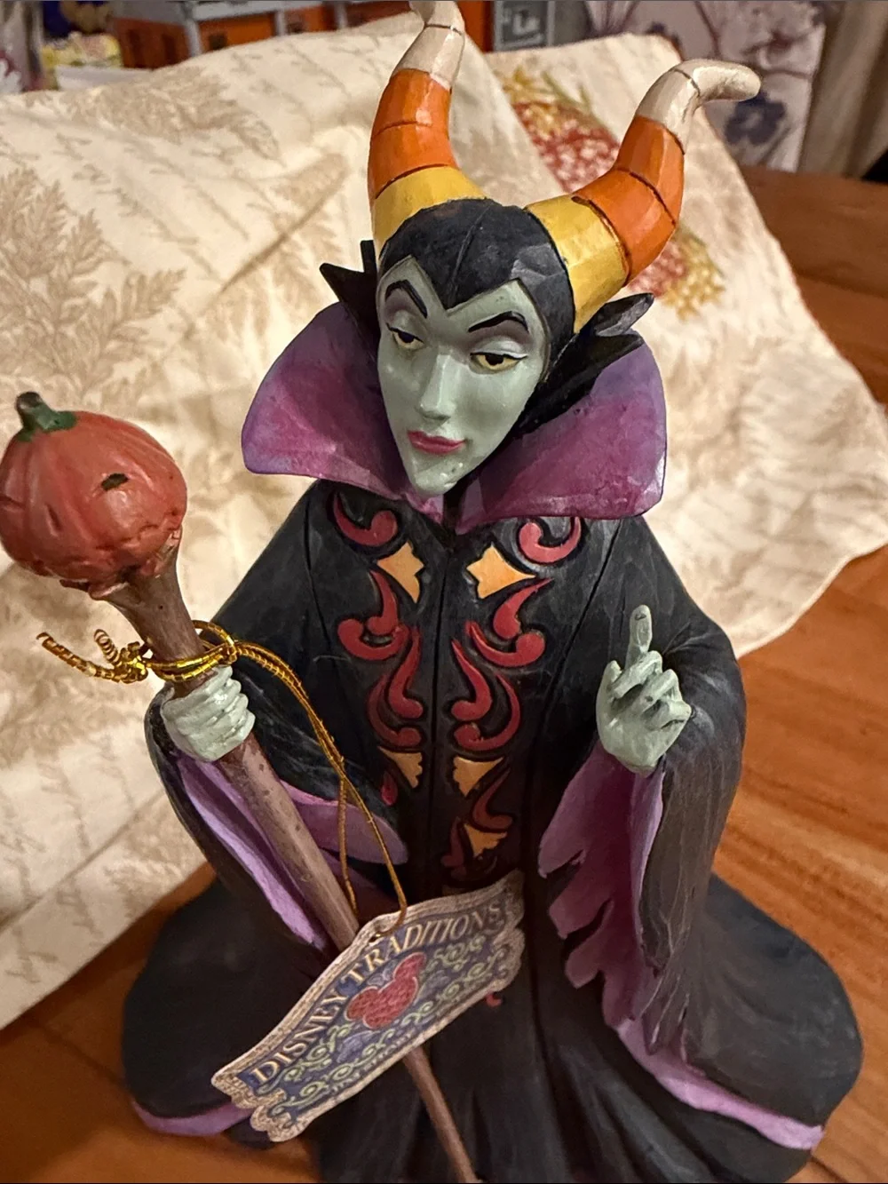Maleficent Figurine - Black, Purple & Green candy curse Jim Shore
