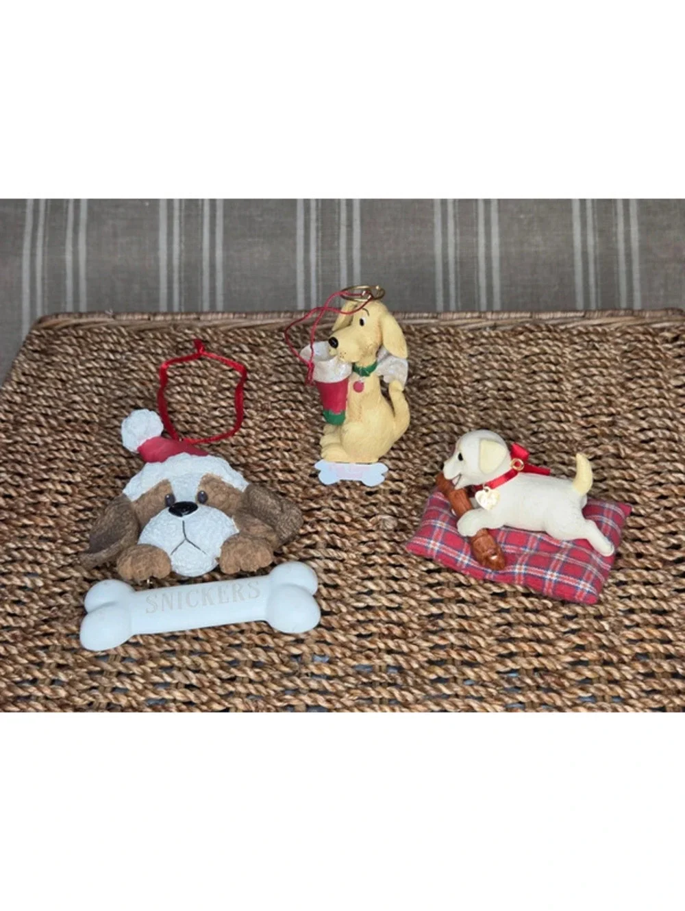 Puppy Ornament Set of 3