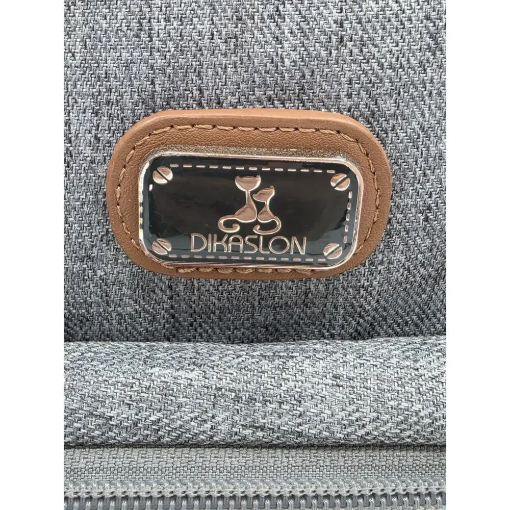 Dikaslon Diaper Bag Backpack Gray Large Baby Travel Bag Stroller Straps