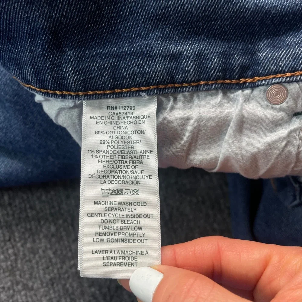 True Religion Ricky Jeans Mens 32 Blue Relaxed Straight Leg Stretch Denim