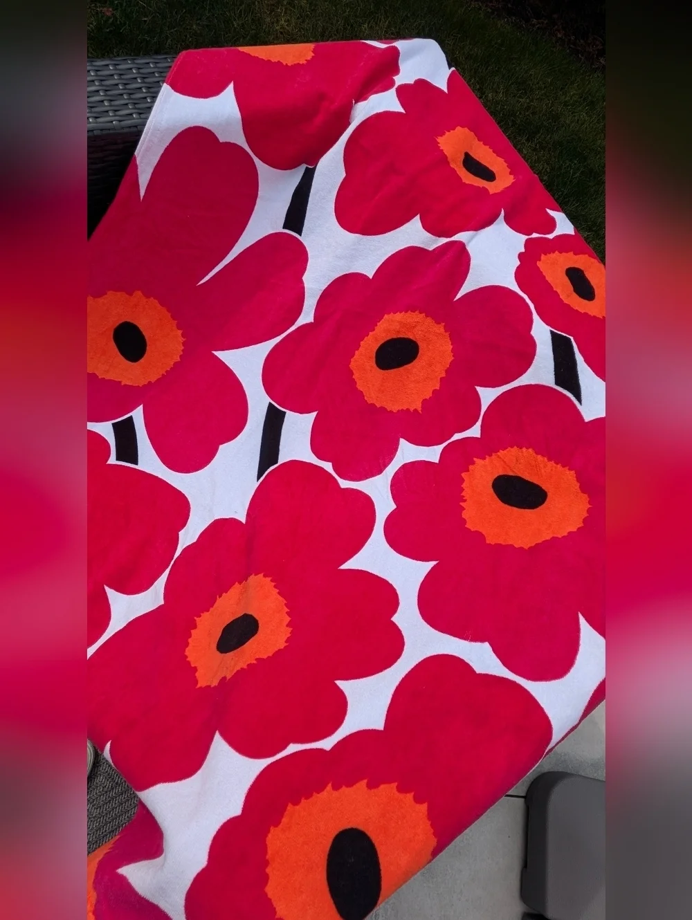 Marimekko unikko towel