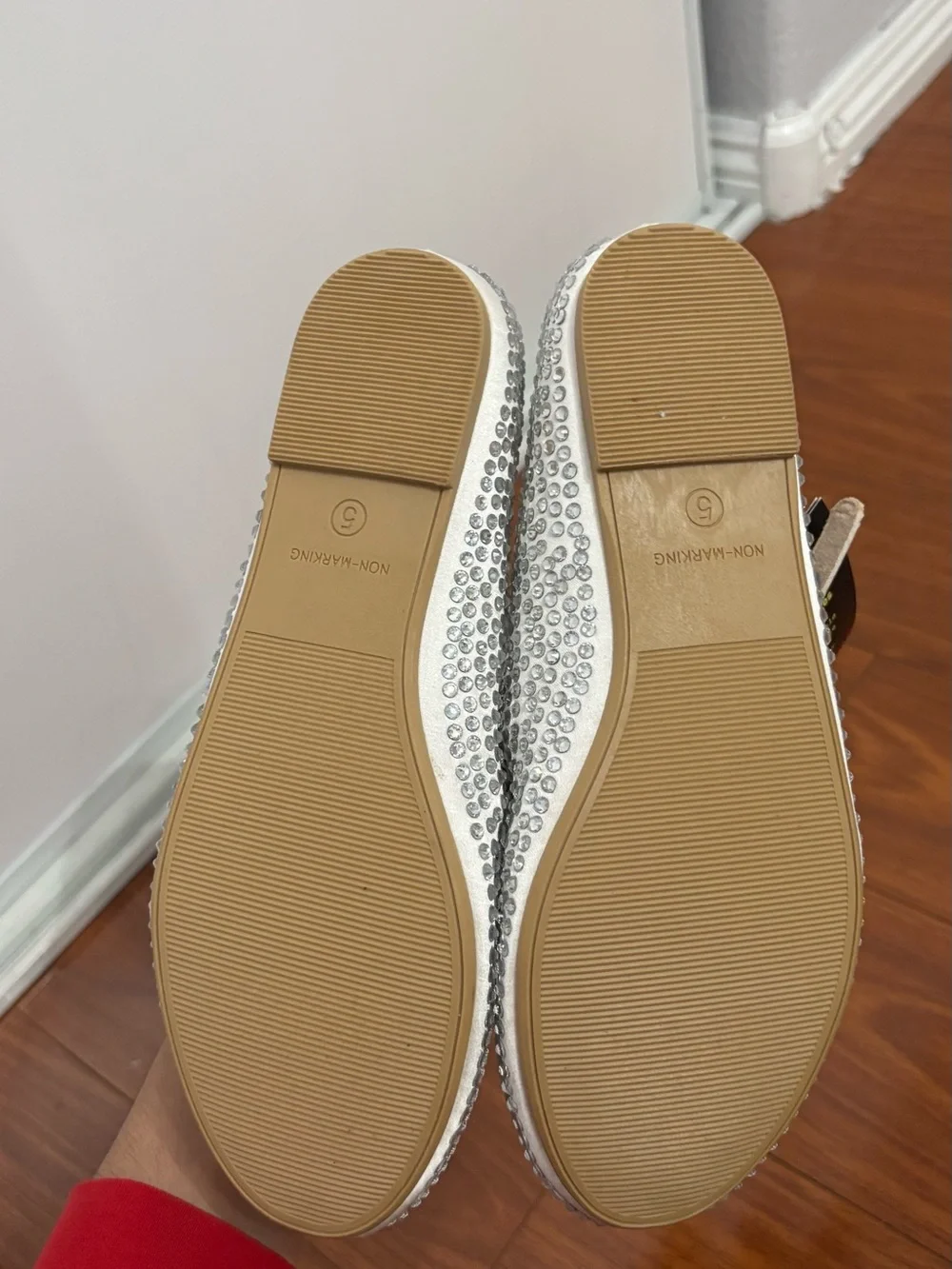 art class Silver Rhinestone Mary Jane Dress Shoes