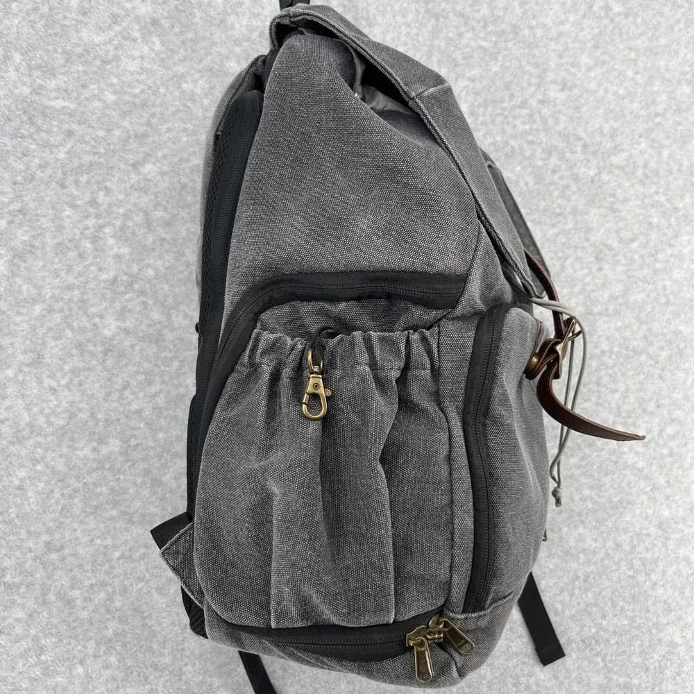Bagsmart DSLR Dark Grey Camera Bag Backpack Side Load Anti-Theft Water Resistant