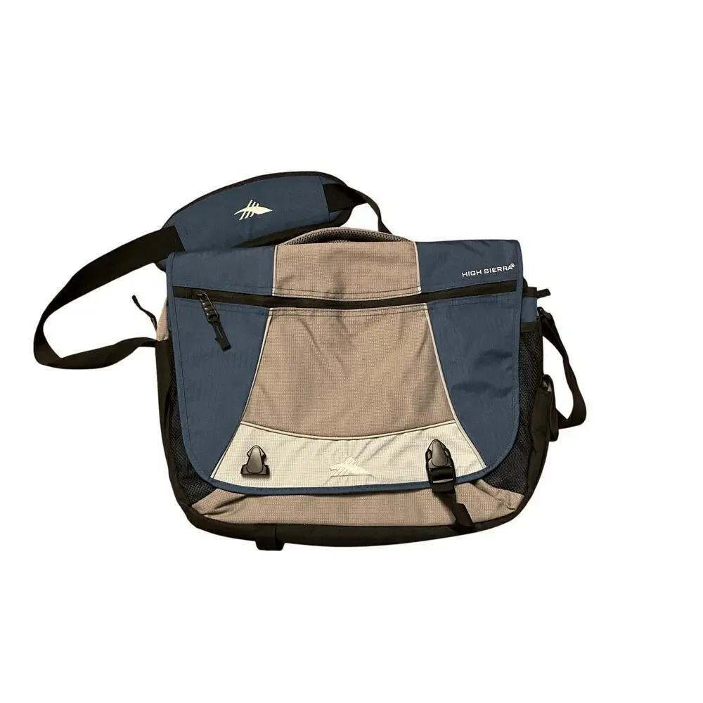High Siera Blue Bookbags Laptop Messenger‎ Bag