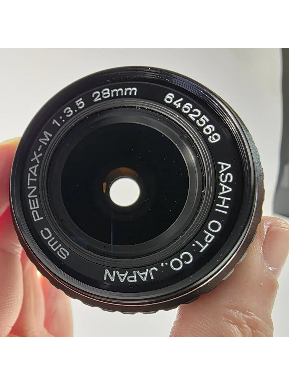 Pentax SMC Pentax-M 28mm f/3.5 Wide Angle K Mount Manual Focus Lens
