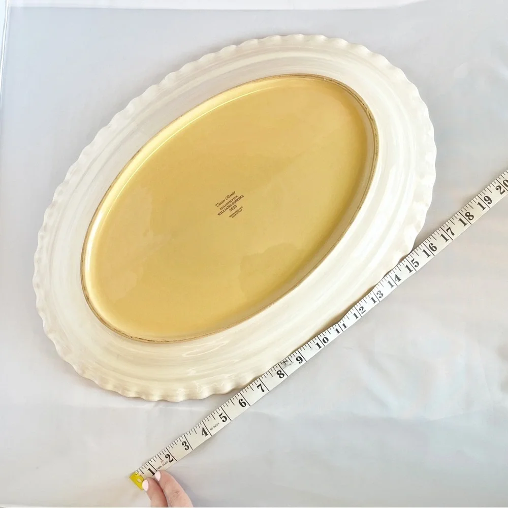 Williams Sonoma Tuscan Rooster serving platter