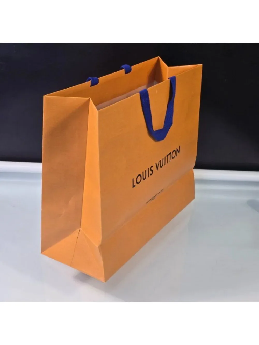 LOUIS VUITTON Shopping Tote Bag Authentic Empty Paper Gift Bag 15.75