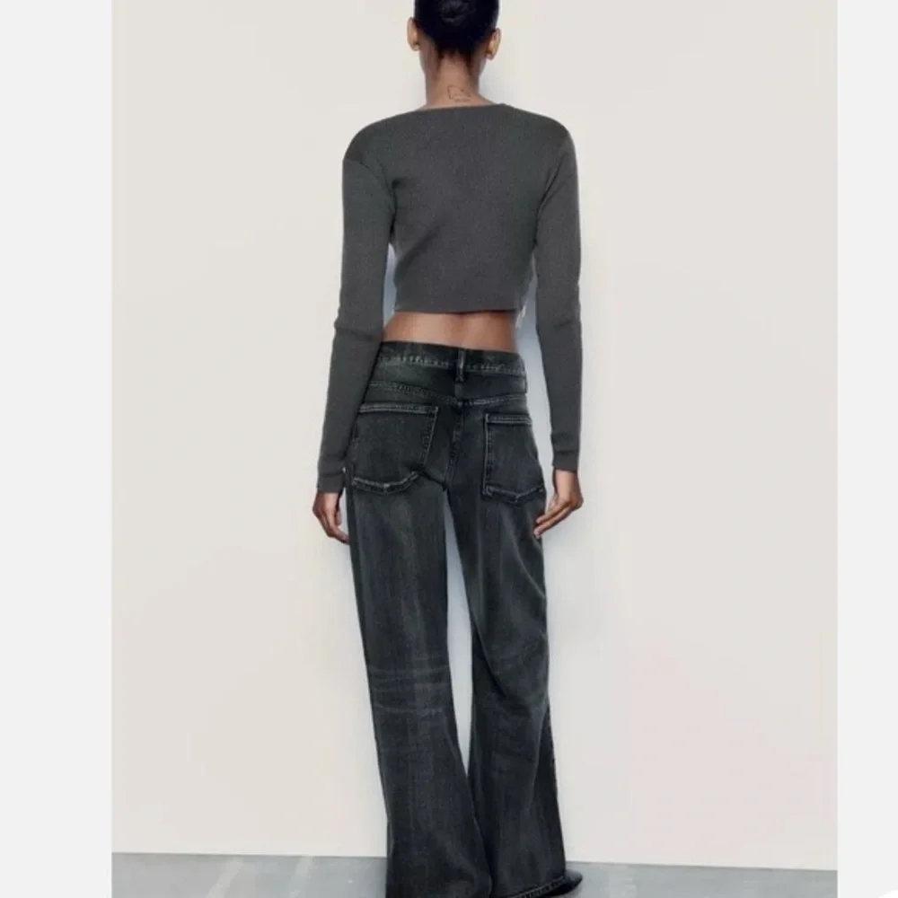 Zara rhinestone detail