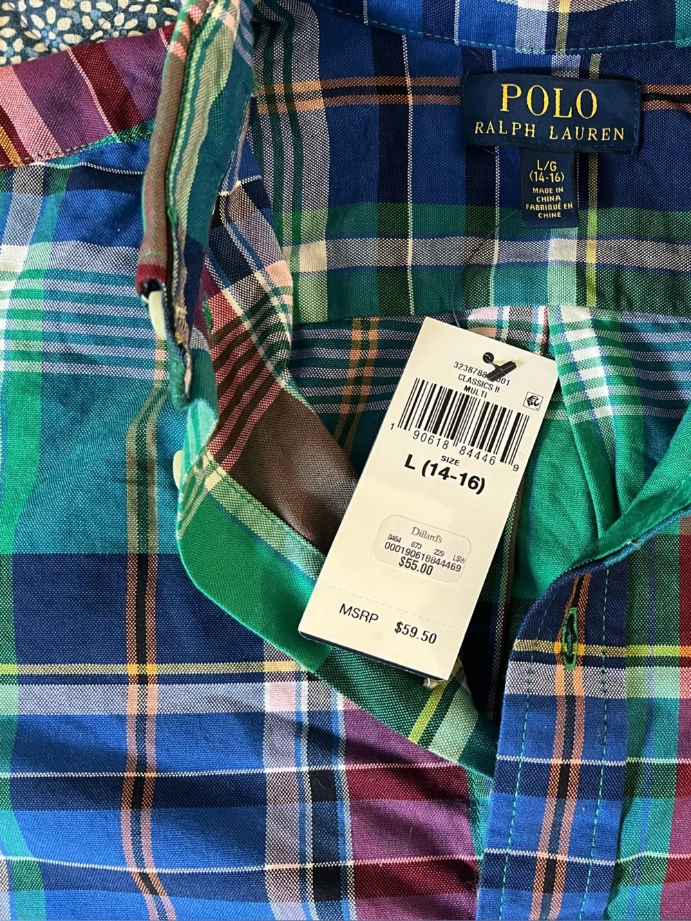 Ralph Lauren placket ready