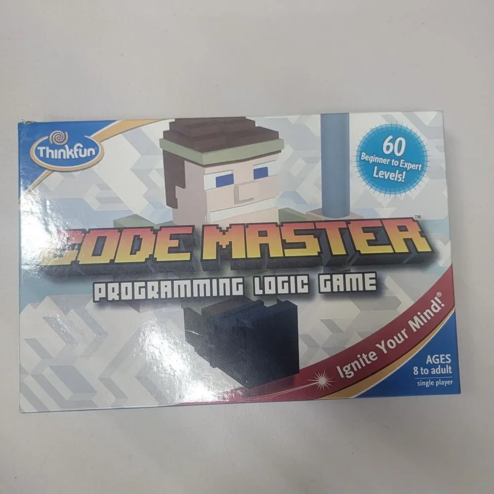 Thinkfun Code Master Programming Logic Minecraft Board Game - Used