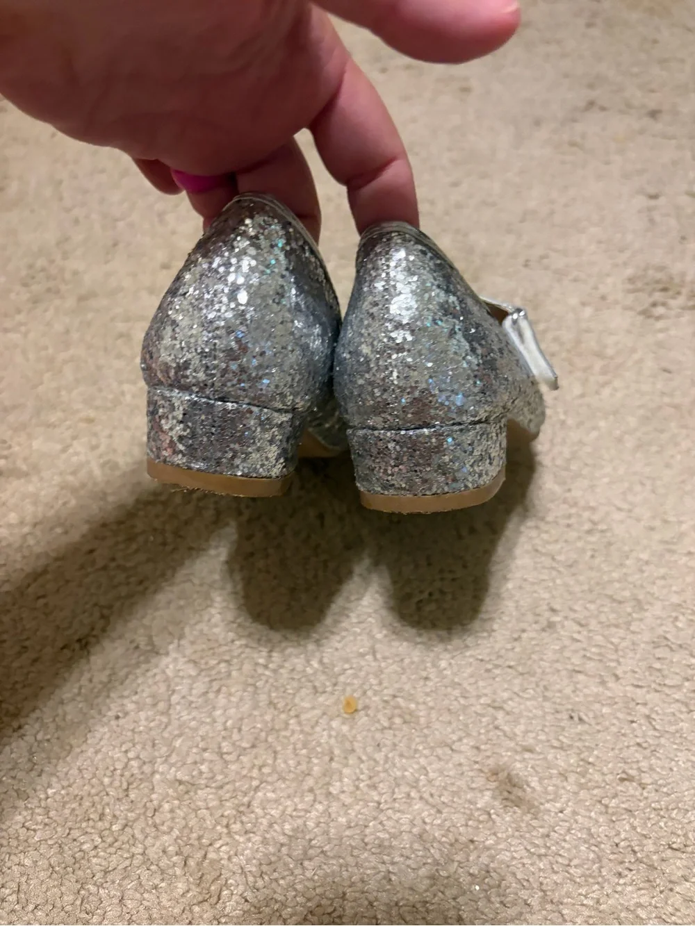 Dream Pairs sparkling silver