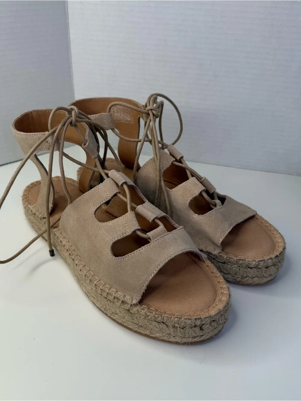Soludos suede platform