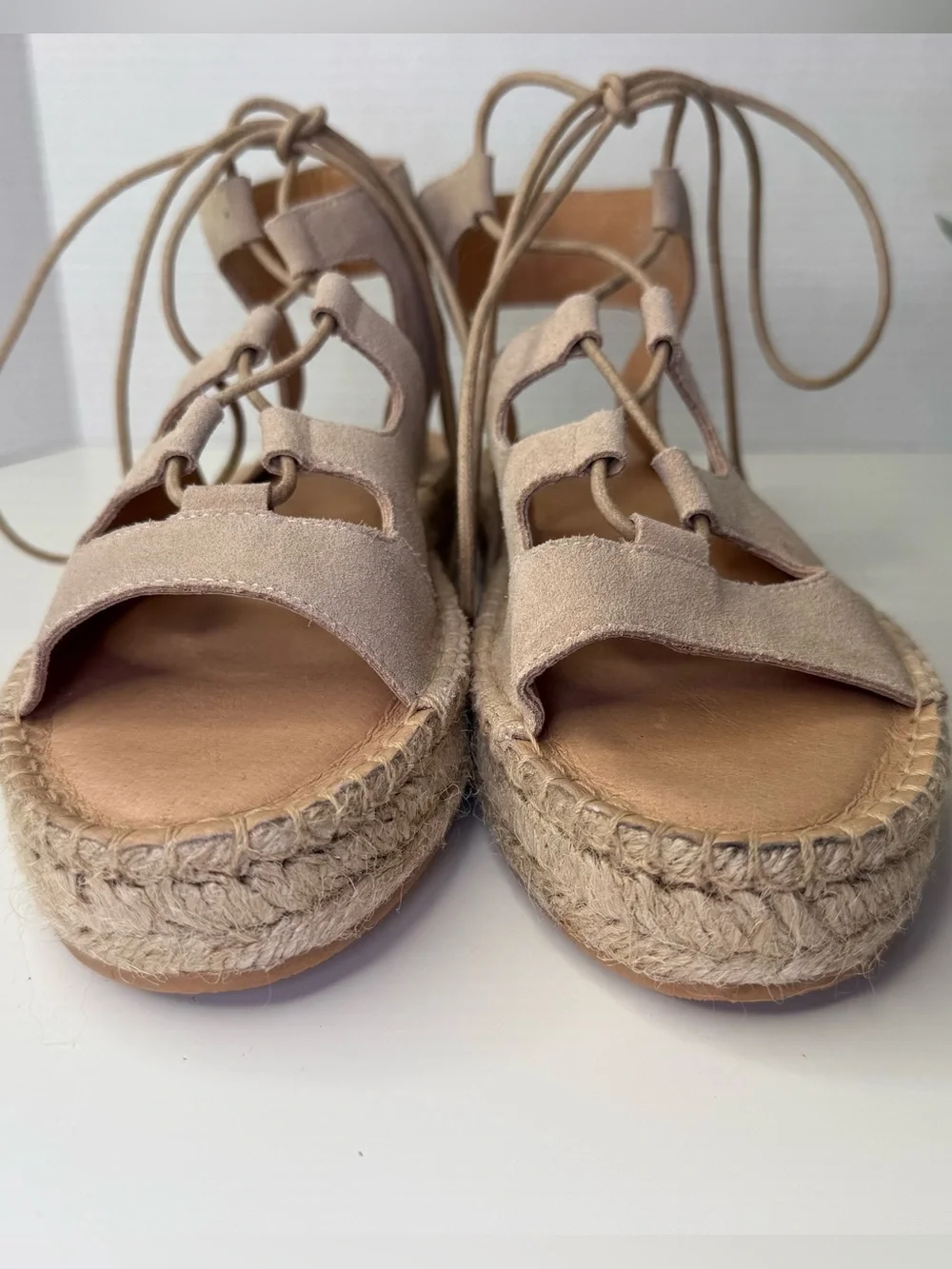 Soludos suede platform