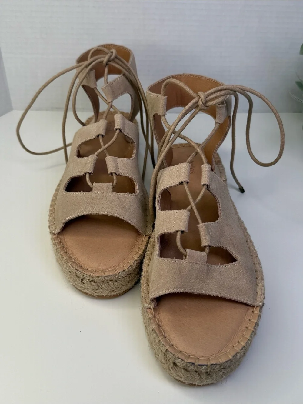 Soludos suede platform