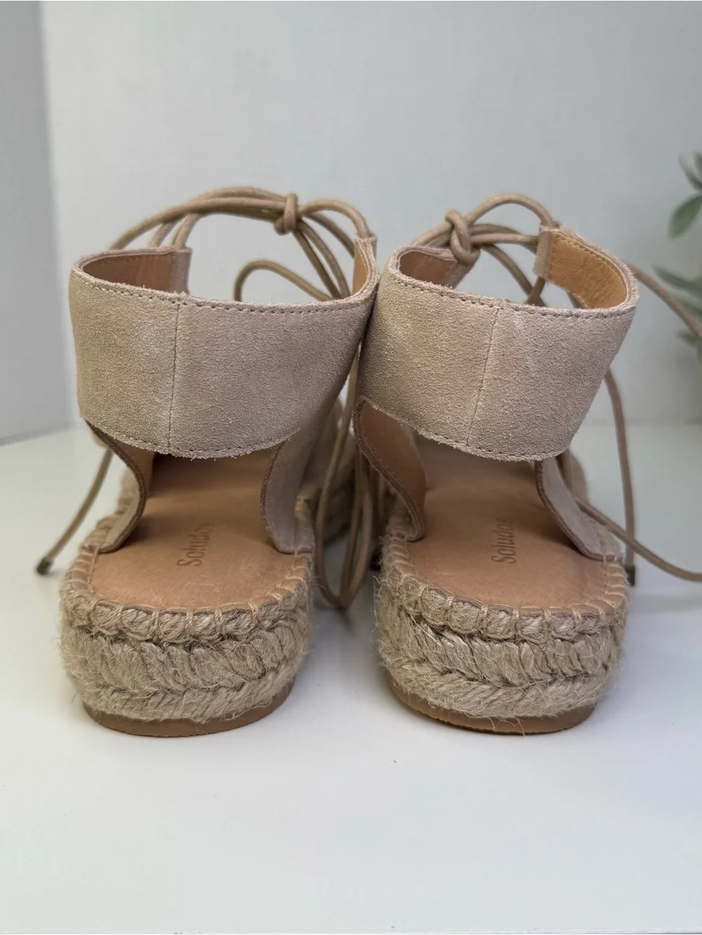 Soludos suede platform