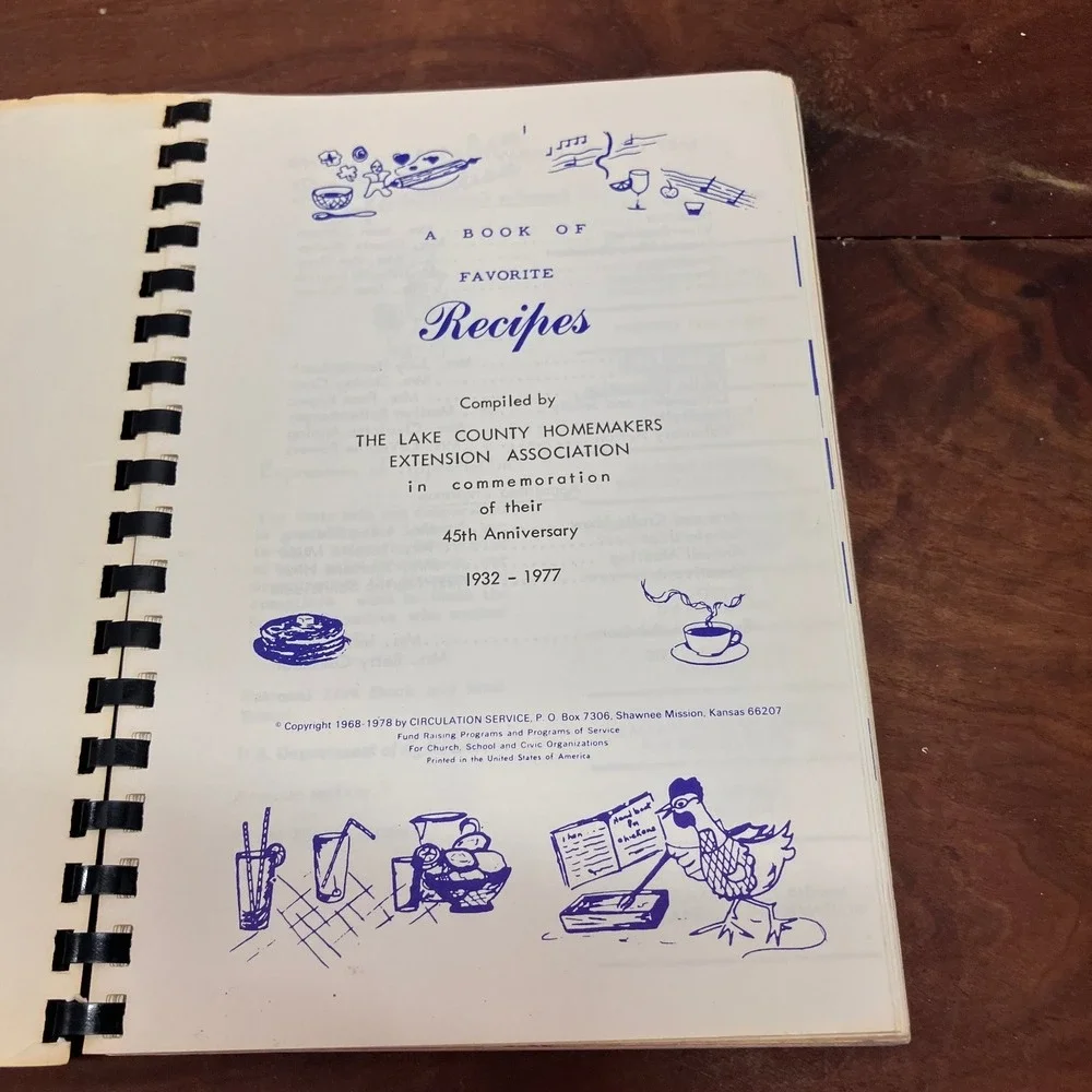 Lake County Homemakers Extension Association international cookbook