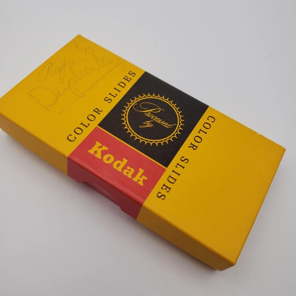 Kodak Color Slides Vintage 17pc Lot 35mm Kodachrome Transparencies Travel Box