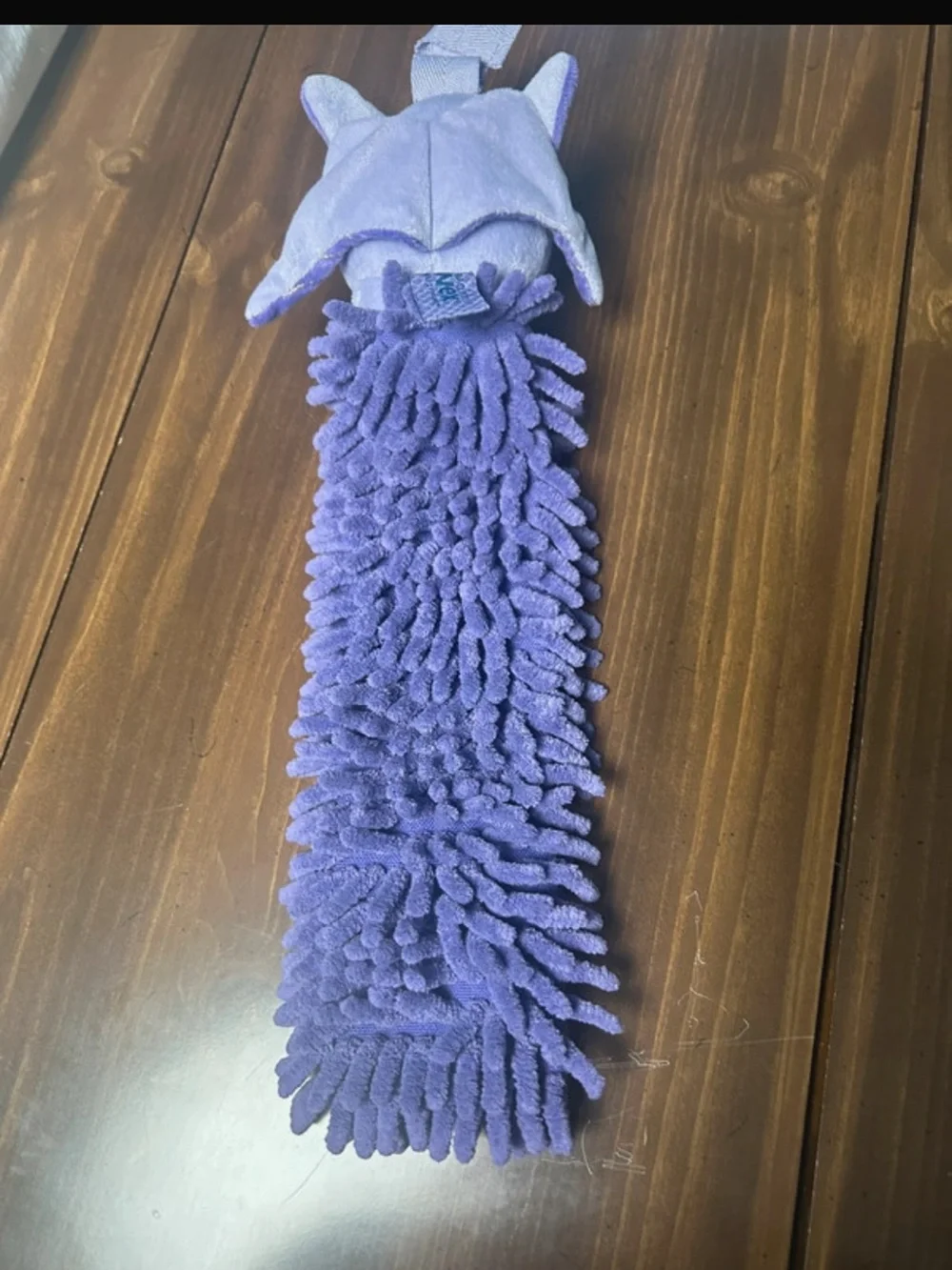 Norwex Pet to dry unicorn purple chenille hand towel microfiber bacloc