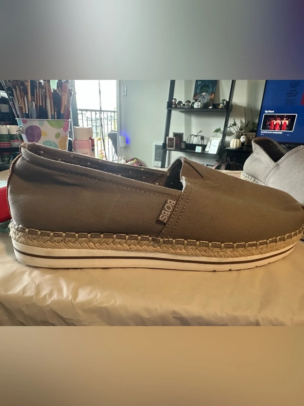 BOBS from Skechers comfortable grey