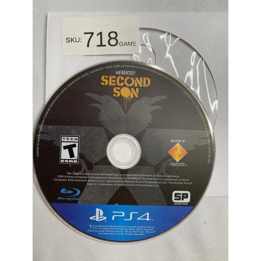 Infamous Second Son Sony PlayStation 4