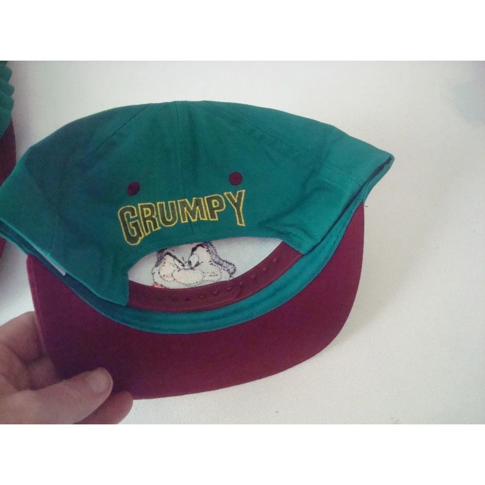 10PC LOT GRUMPY DISNEY SMALL-MEDIUM SNAPBACK 90S HAT CAP DEADSTOCK VINTAGE U4