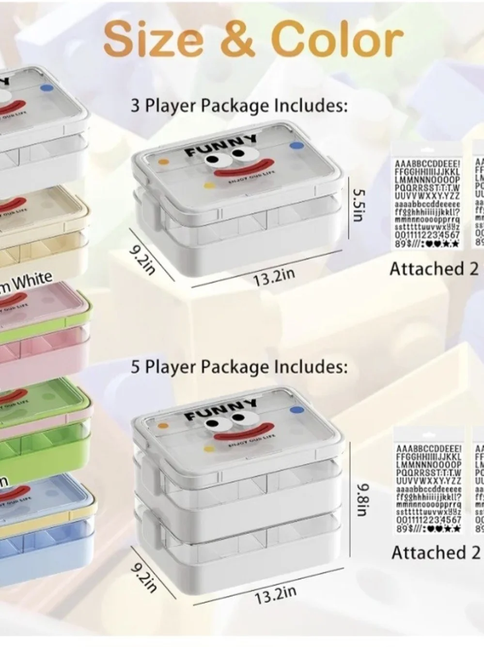 UFORU Craft Organizer and Storage Box.