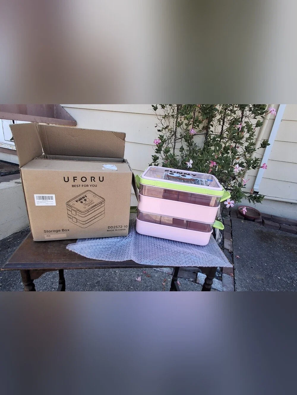 UFORU Craft Organizer and Storage Box.