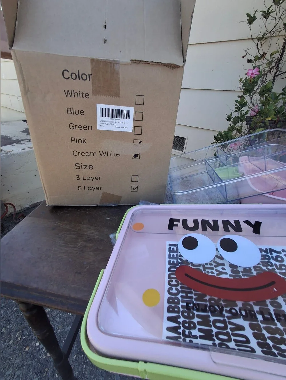 UFORU Craft Organizer and Storage Box.