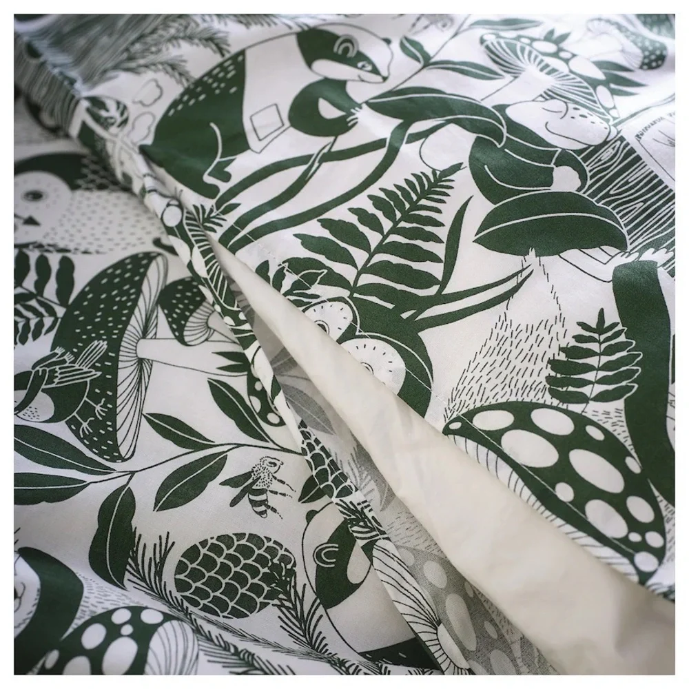 Green Forest Inspired Duvet Cover Set