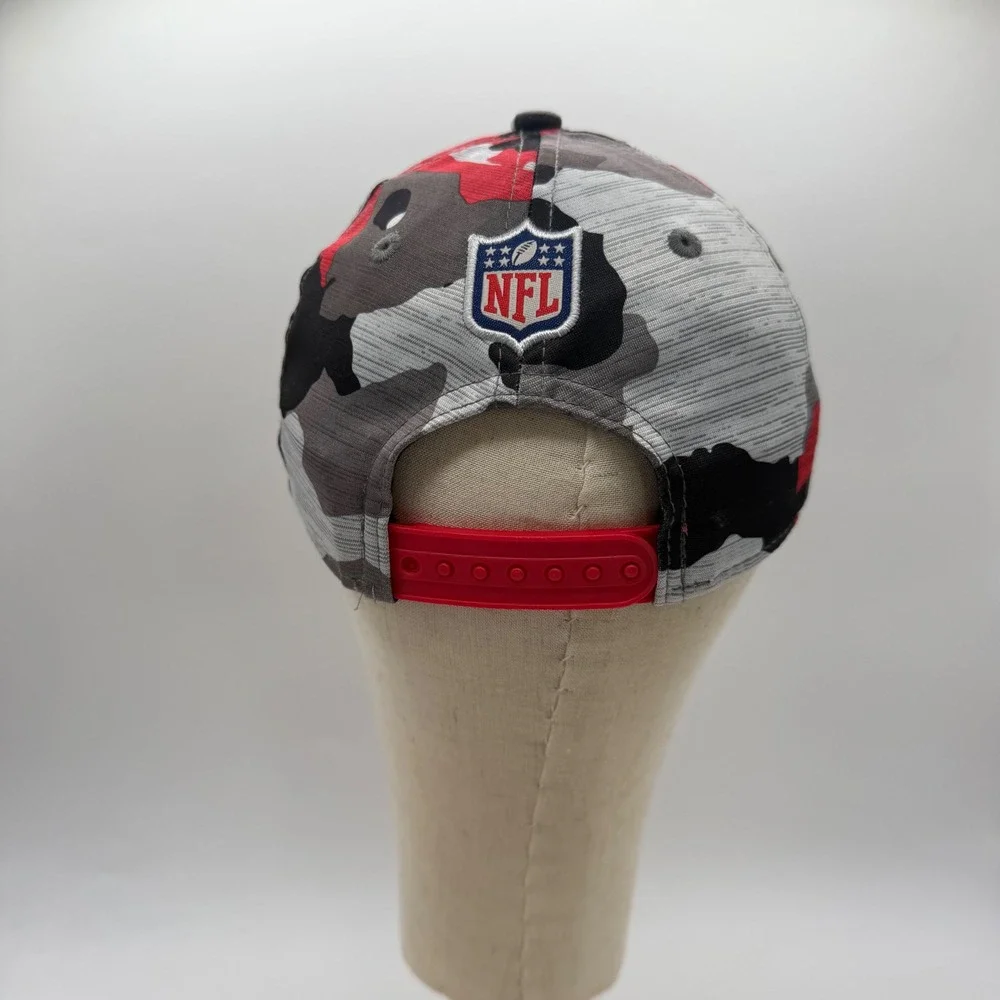 New Era Kansas City Chiefs Youth 9FORTY NFL Camo Snapback Hat Red Gray