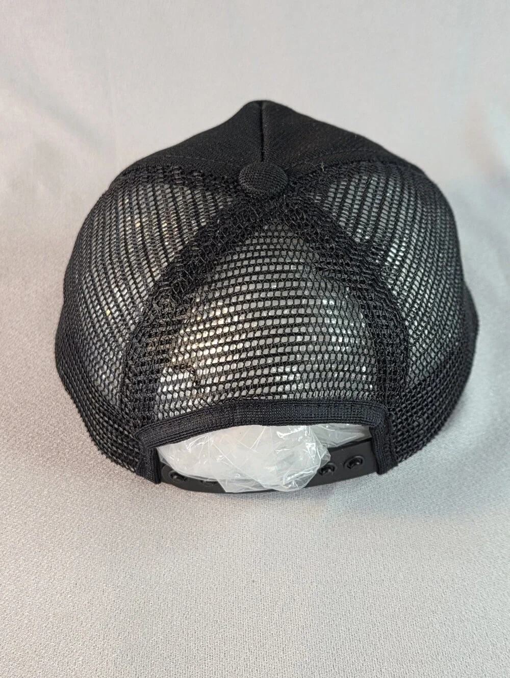 Harley-Davidson Infant Baby Tiny Black Trucker Snap Back Hat with American Flag